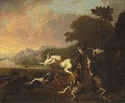 The Deer Hunt Abraham Hondius